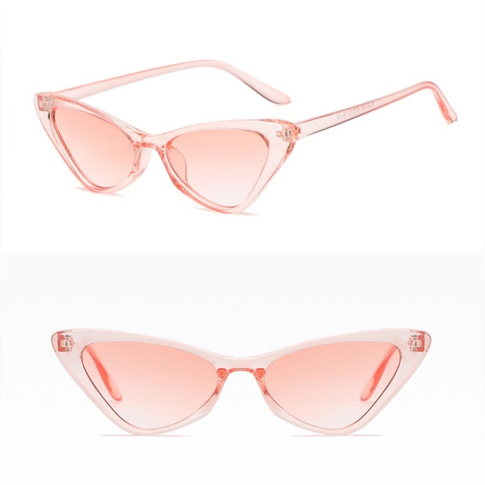 Vintage Style Pink Cateye Sunglasses